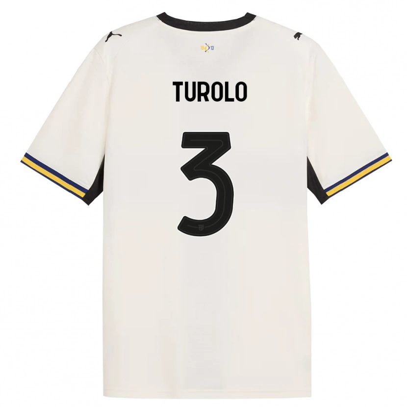 Danxen Herren Alessio Turolo #3 Creme Schwarz Gelb Heimtrikot Trikot 2026/27 T-Shirt
