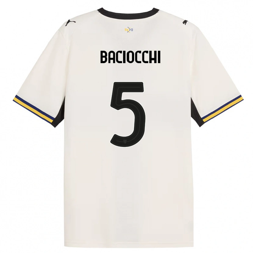 Danxen Herren Giulio Baciocchi #5 Creme Schwarz Gelb Heimtrikot Trikot 2026/27 T-Shirt