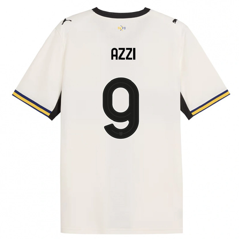 Danxen Herren Federico Azzi #9 Creme Schwarz Gelb Heimtrikot Trikot 2026/27 T-Shirt