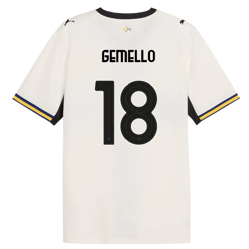 Danxen Herren Andrea Gemello #18 Creme Schwarz Gelb Heimtrikot Trikot 2026/27 T-Shirt