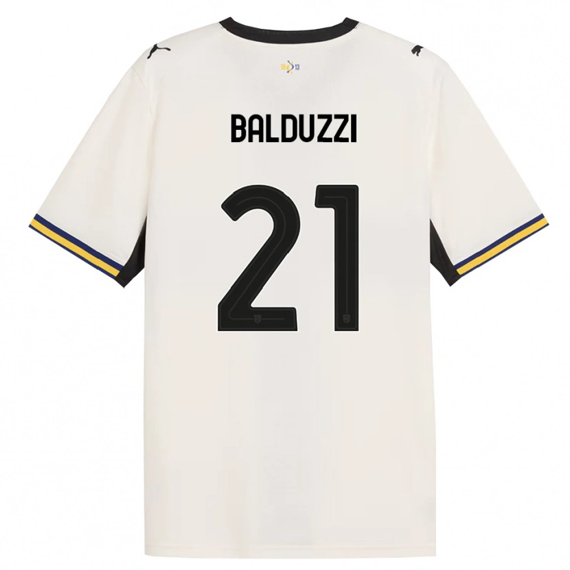 Danxen Herren Davide Balduzzi #21 Creme Schwarz Gelb Heimtrikot Trikot 2026/27 T-Shirt