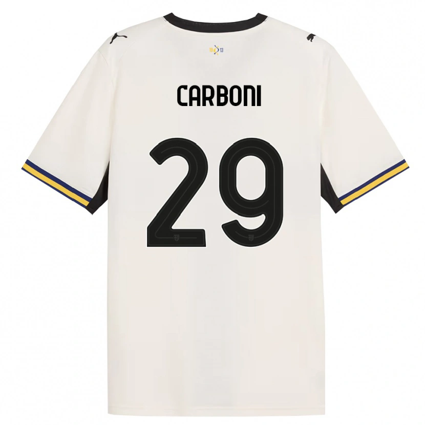 Danxen Herren Franco Carboni #29 Creme Schwarz Gelb Heimtrikot Trikot 2026/27 T-Shirt