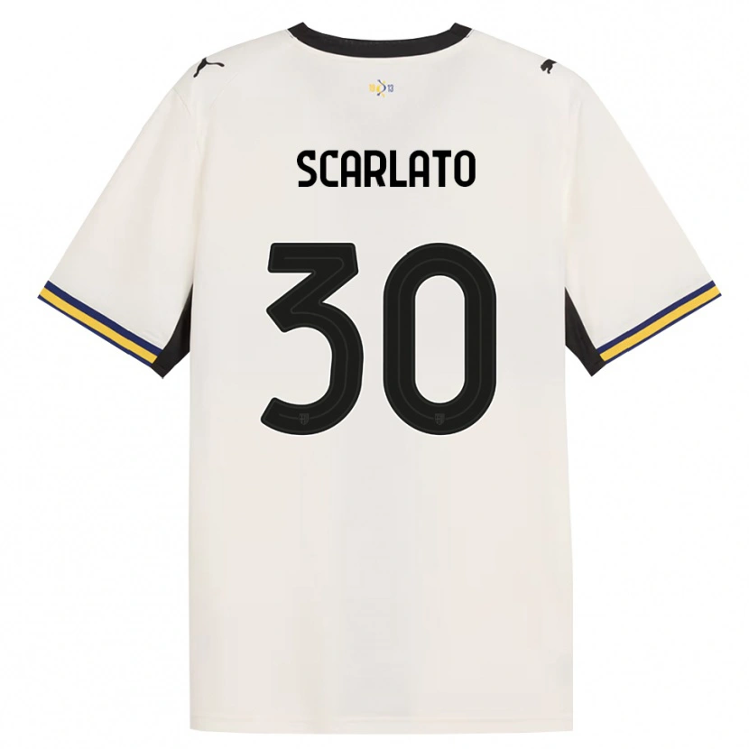 Danxen Herren Luca Scarlato #30 Creme Schwarz Gelb Heimtrikot Trikot 2026/27 T-Shirt