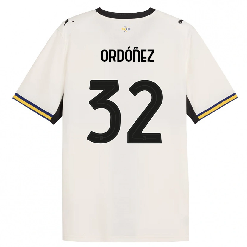 Danxen Herren Christian Ordóñez #32 Creme Schwarz Gelb Heimtrikot Trikot 2026/27 T-Shirt