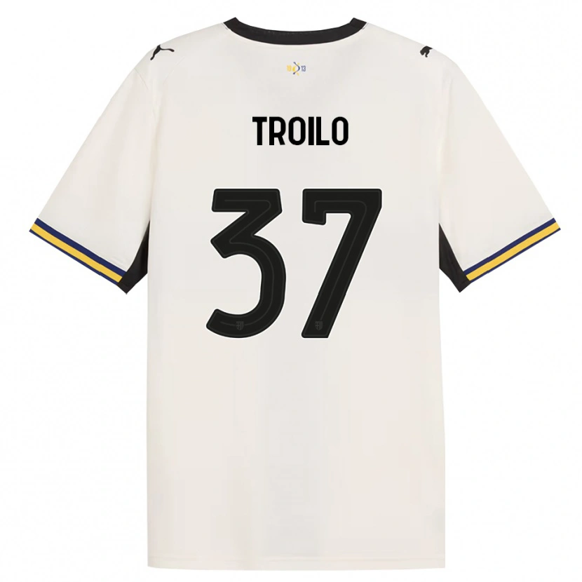 Danxen Herren Mariano Troilo #37 Creme Schwarz Gelb Heimtrikot Trikot 2026/27 T-Shirt