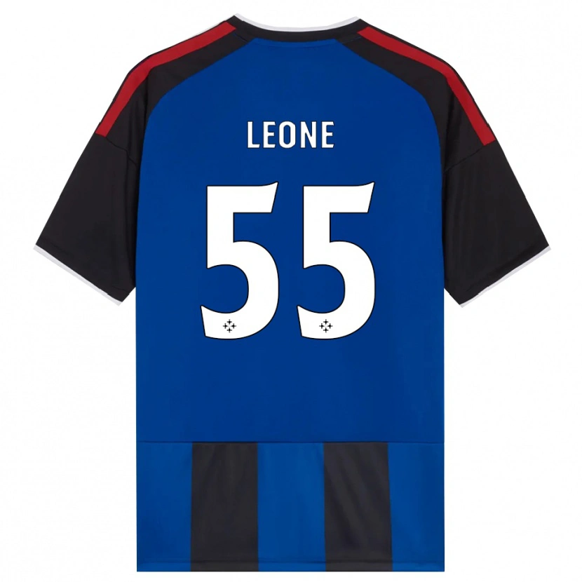 Danxen Herren Giuseppe Leone #55 Schwarz Rot Weiß Blau Heimtrikot Trikot 2026/27 T-Shirt