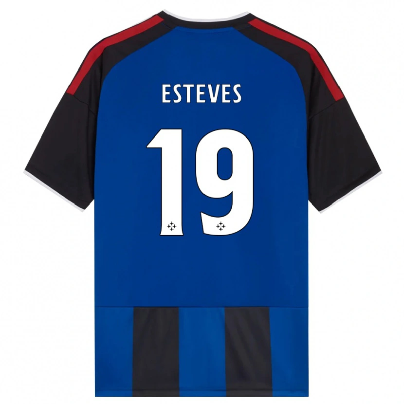 Danxen Herren Tomás Esteves #19 Schwarz Rot Weiß Blau Heimtrikot Trikot 2026/27 T-Shirt