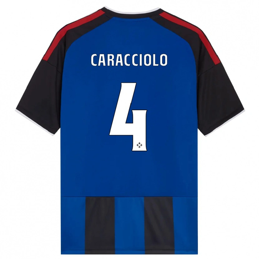 Danxen Herren Antonio Caracciolo #4 Schwarz Rot Weiß Blau Heimtrikot Trikot 2026/27 T-Shirt