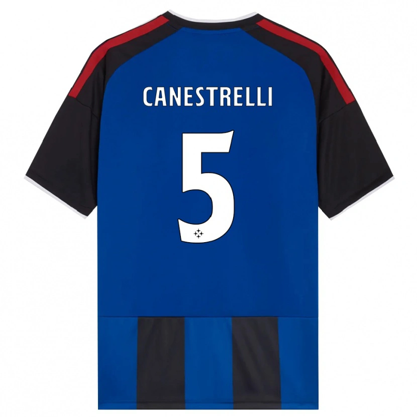 Danxen Herren Simone Canestrelli #5 Schwarz Rot Weiß Blau Heimtrikot Trikot 2026/27 T-Shirt