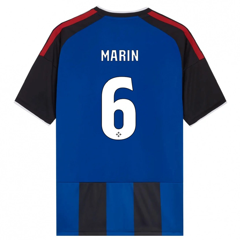 Danxen Herren Marius Marin #6 Schwarz Rot Weiß Blau Heimtrikot Trikot 2026/27 T-Shirt