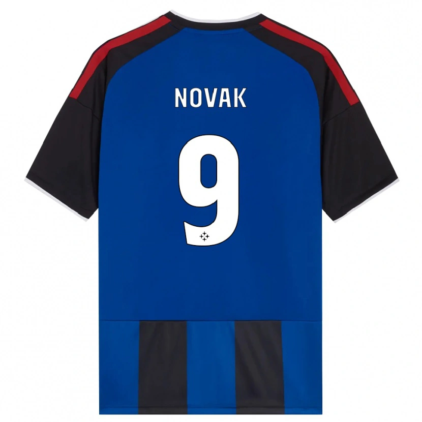 Danxen Herren Maros Novak #9 Schwarz Rot Weiß Blau Heimtrikot Trikot 2026/27 T-Shirt