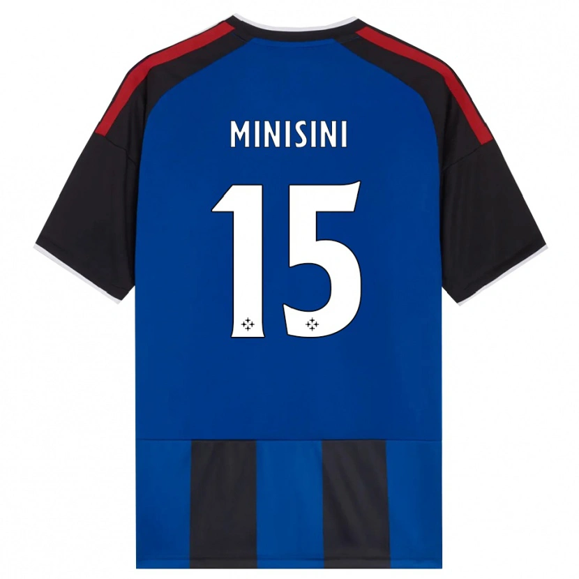 Danxen Herren Niccolò Minisini #15 Schwarz Rot Weiß Blau Heimtrikot Trikot 2026/27 T-Shirt