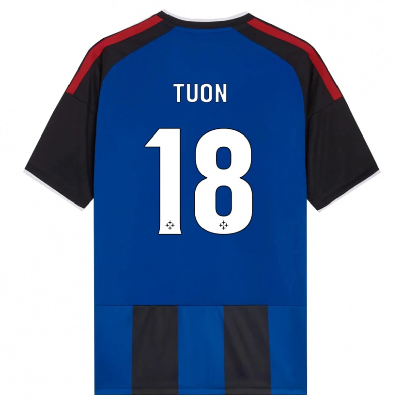 Danxen Herren Nicola Tuon #18 Schwarz Rot Weiß Blau Heimtrikot Trikot 2026/27 T-Shirt