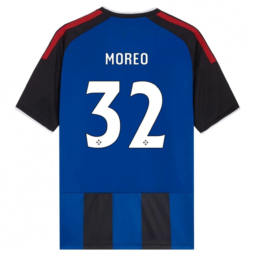 Danxen Herren Stefano Moreo #32 Schwarz Rot Weiß Blau Heimtrikot Trikot 2026/27 T-Shirt