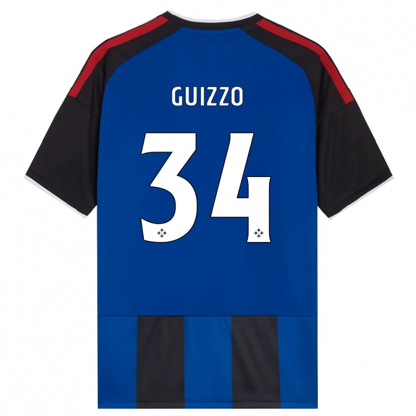Danxen Herren Tommaso Guizzo #34 Schwarz Rot Weiß Blau Heimtrikot Trikot 2026/27 T-Shirt