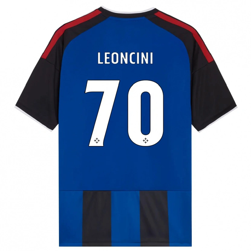 Danxen Herren Mattia Leoncini #70 Schwarz Rot Weiß Blau Heimtrikot Trikot 2026/27 T-Shirt