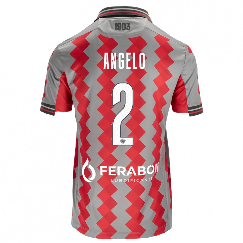 Danxen Herren Angelo Antonio Di Palma #2 Grau Rot Weiß Heimtrikot Trikot 2026/27 T-Shirt