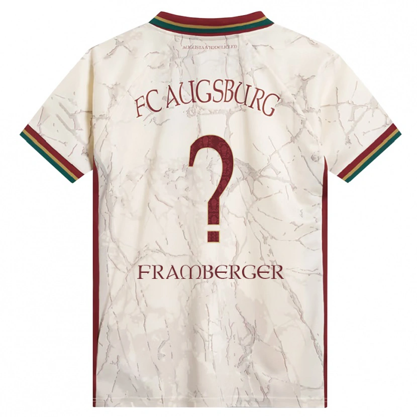 Danxen Herren Raphael Framberger #0 Grün Reis Weiß Burgund Heimtrikot Trikot 2026/27 T-Shirt