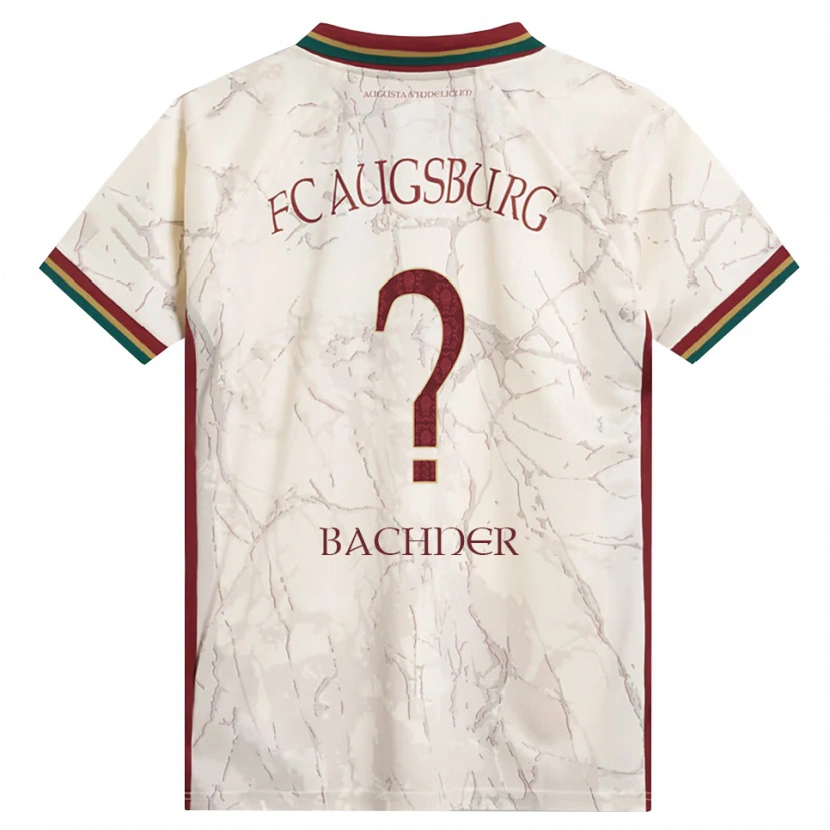 Danxen Herren Max Bachner #0 Grün Reis Weiß Burgund Heimtrikot Trikot 2026/27 T-Shirt
