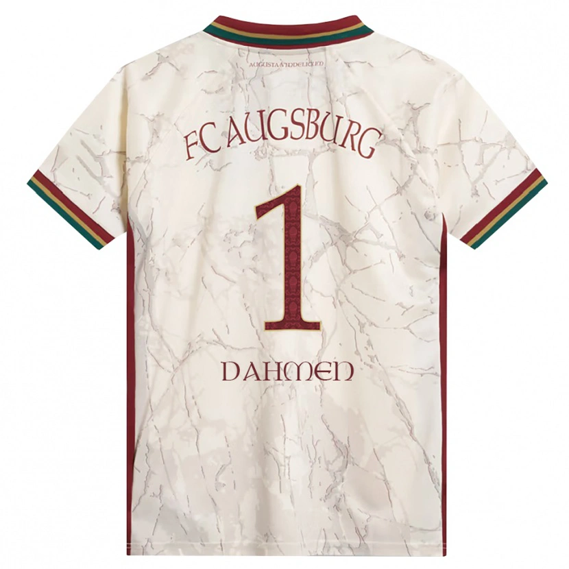 Danxen Herren Finn Dahmen #1 Grün Reis Weiß Burgund Heimtrikot Trikot 2026/27 T-Shirt