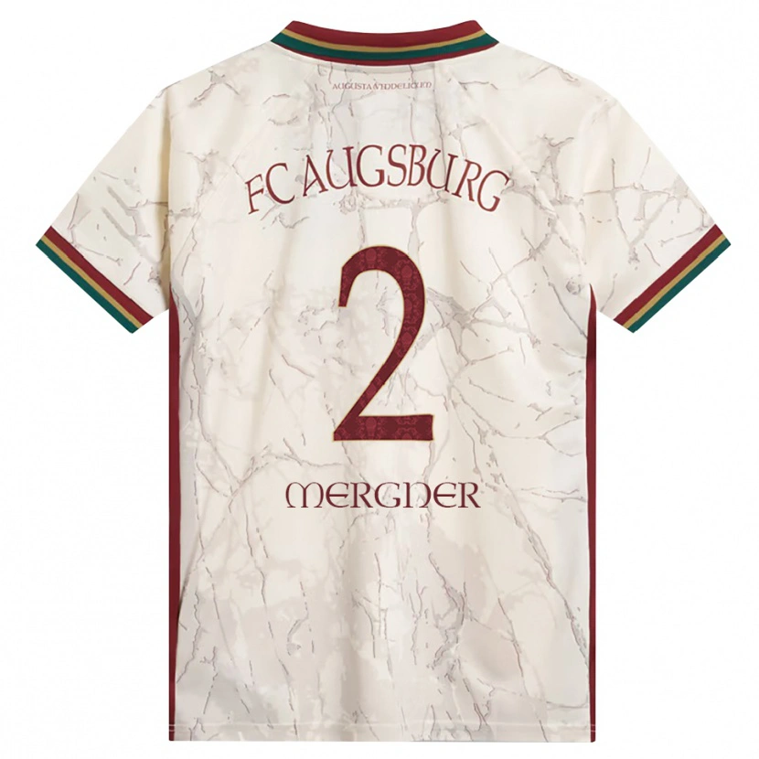 Danxen Herren Sandra Mergner #2 Grün Reis Weiß Burgund Heimtrikot Trikot 2026/27 T-Shirt