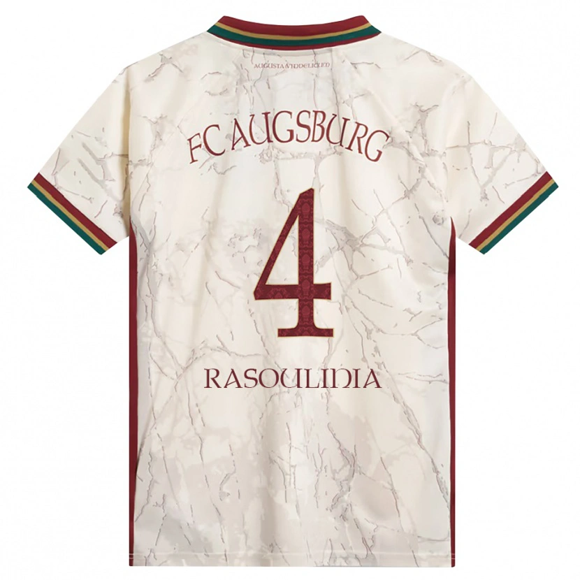 Danxen Herren Nick Rasoulinia #4 Grün Reis Weiß Burgund Heimtrikot Trikot 2026/27 T-Shirt