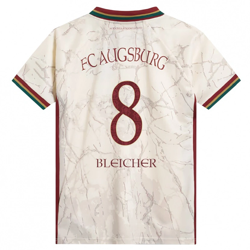 Danxen Herren Franz Xaver Bleicher #8 Grün Reis Weiß Burgund Heimtrikot Trikot 2026/27 T-Shirt