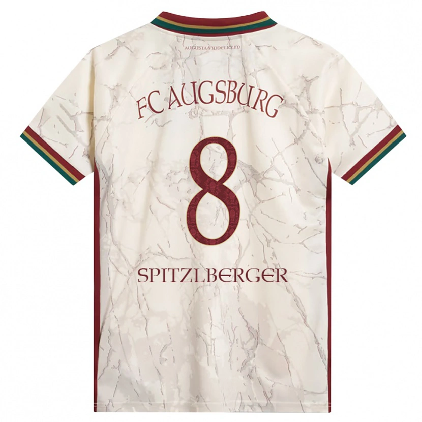 Danxen Herren Jordan Spitzlberger #8 Grün Reis Weiß Burgund Heimtrikot Trikot 2026/27 T-Shirt