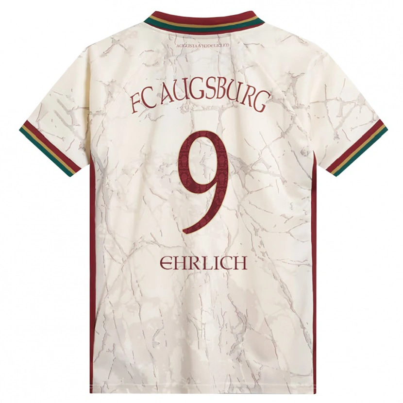 Danxen Herren Lucas Ehrlich #9 Grün Reis Weiß Burgund Heimtrikot Trikot 2026/27 T-Shirt