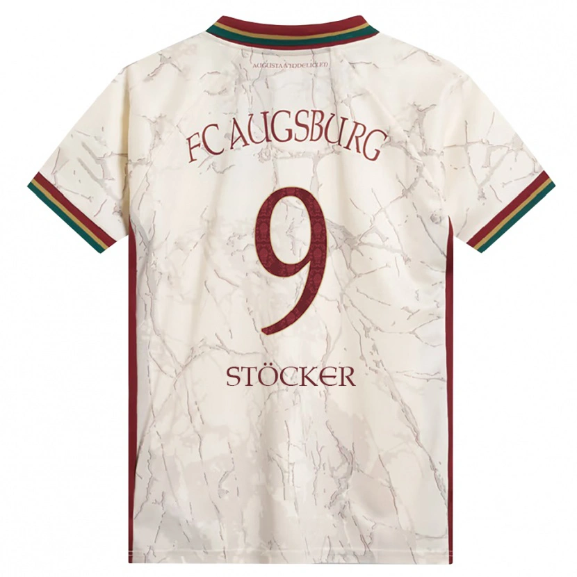 Danxen Herren Louis Stöcker #9 Grün Reis Weiß Burgund Heimtrikot Trikot 2026/27 T-Shirt