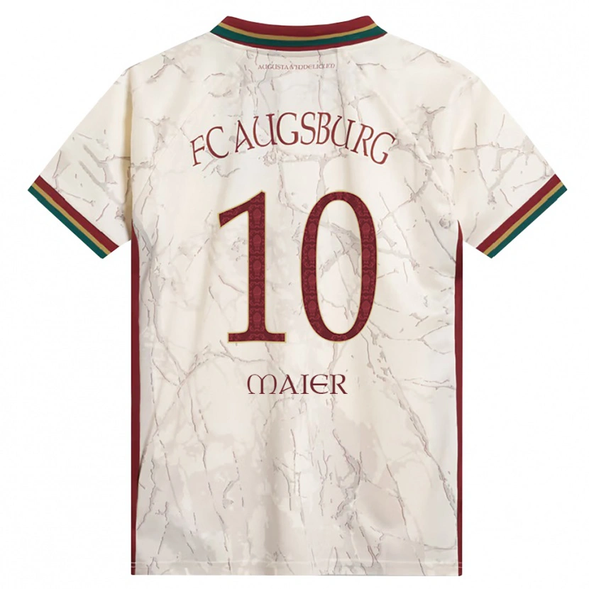 Danxen Herren Arne Maier #10 Grün Reis Weiß Burgund Heimtrikot Trikot 2026/27 T-Shirt