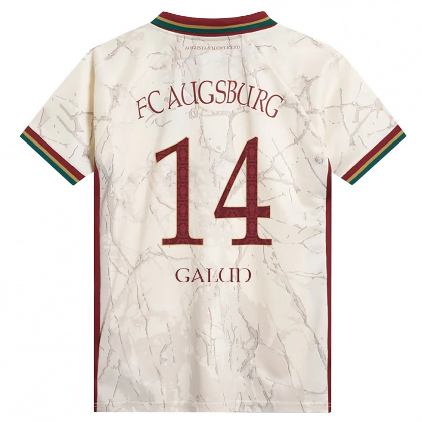 Danxen Herren Damian Galun #14 Grün Reis Weiß Burgund Heimtrikot Trikot 2026/27 T-Shirt