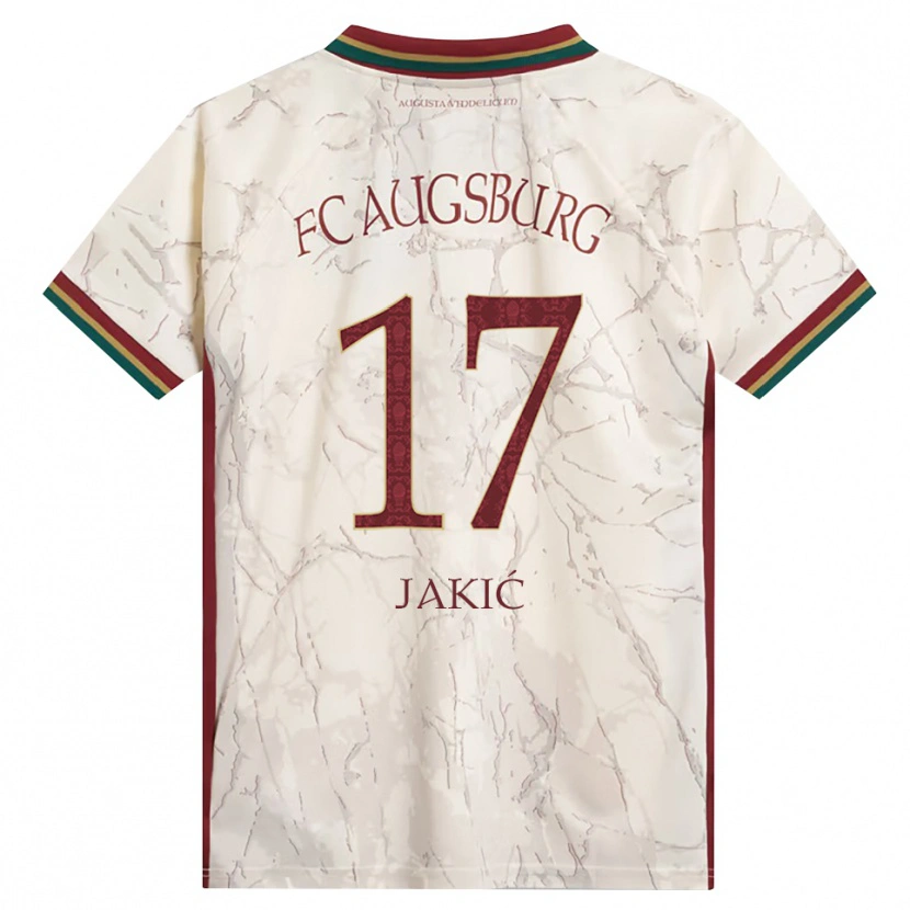 Danxen Herren Kristijan Jakic #17 Grün Reis Weiß Burgund Heimtrikot Trikot 2026/27 T-Shirt