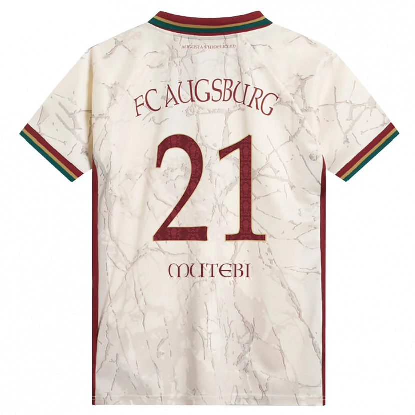 Danxen Herren Ikhlas Mutebi #21 Grün Reis Weiß Burgund Heimtrikot Trikot 2026/27 T-Shirt