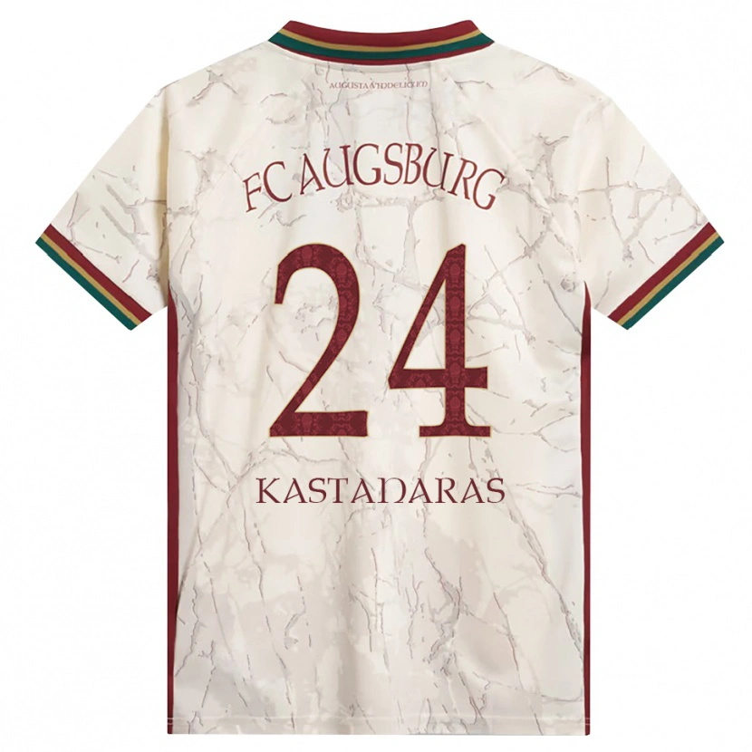 Danxen Herren Thomas Kastanaras #24 Grün Reis Weiß Burgund Heimtrikot Trikot 2026/27 T-Shirt