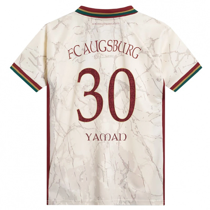 Danxen Herren Kerim Yaman #30 Grün Reis Weiß Burgund Heimtrikot Trikot 2026/27 T-Shirt