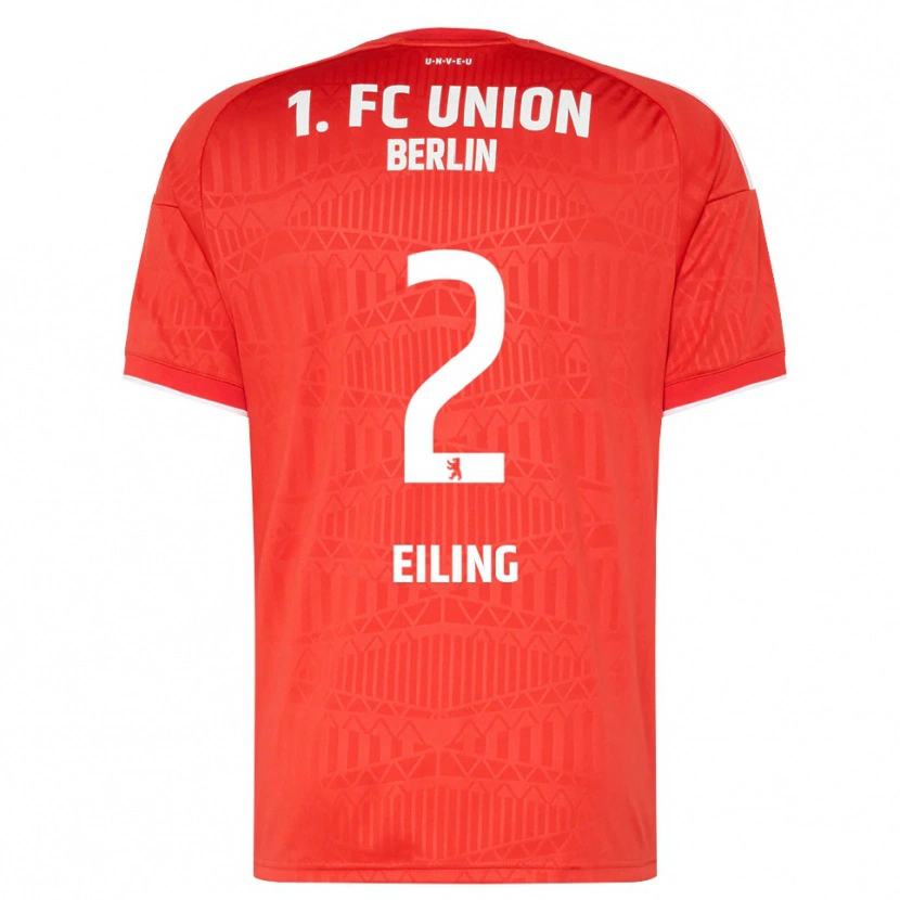 Danxen Herren Phillip Eiling #2 Rot Weiß Heimtrikot Trikot 2026/27 T-Shirt