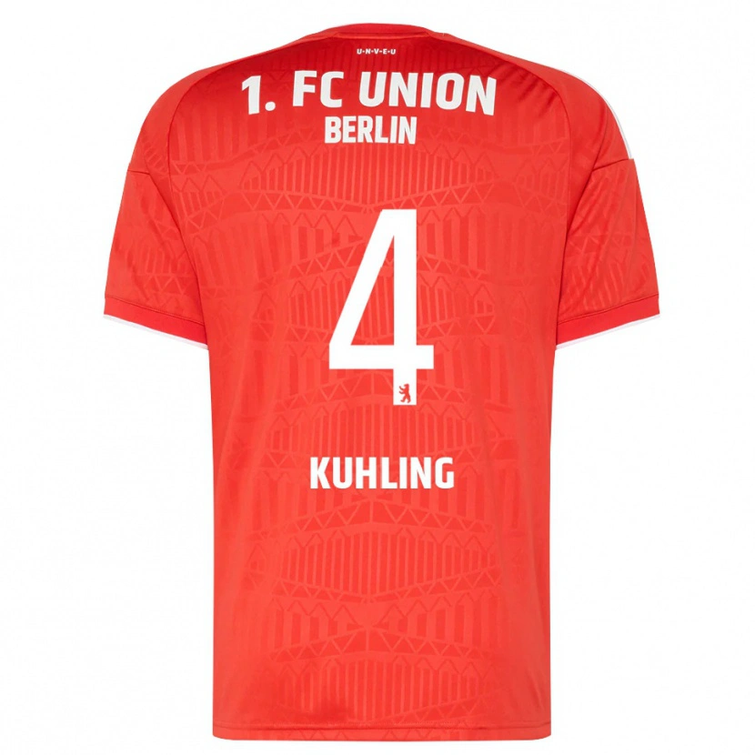 Danxen Herren Ole Kühling #4 Rot Weiß Heimtrikot Trikot 2026/27 T-Shirt