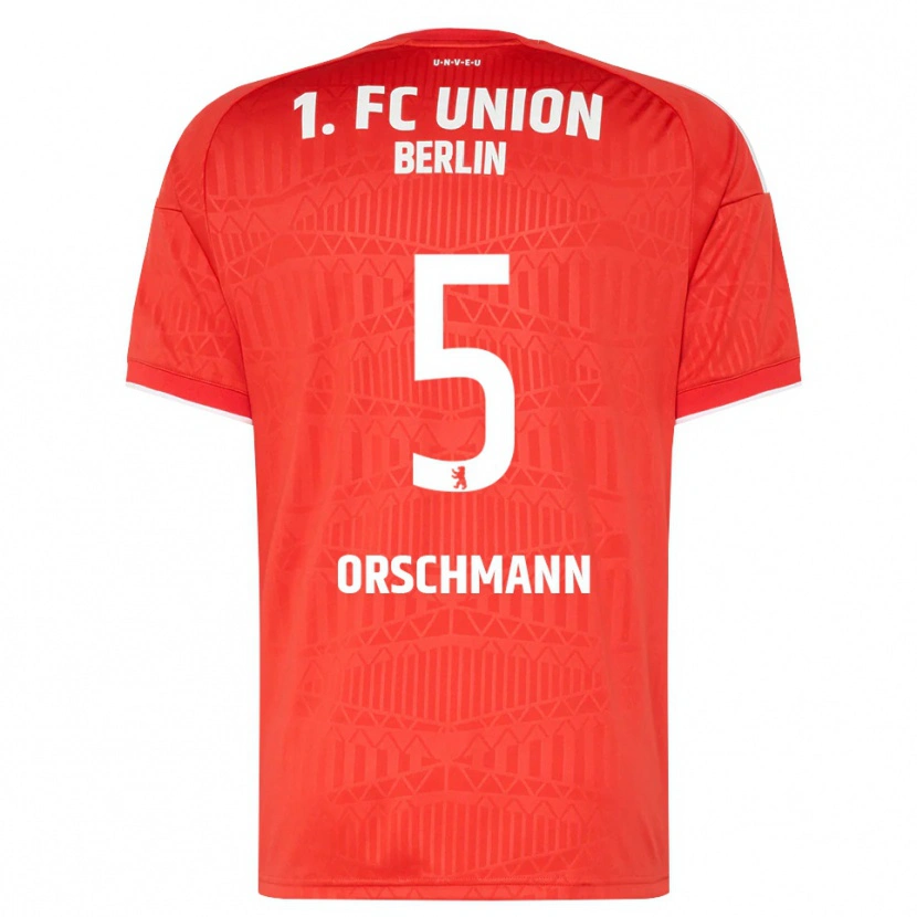 Danxen Herren Katja Orschmann #5 Rot Weiß Heimtrikot Trikot 2026/27 T-Shirt