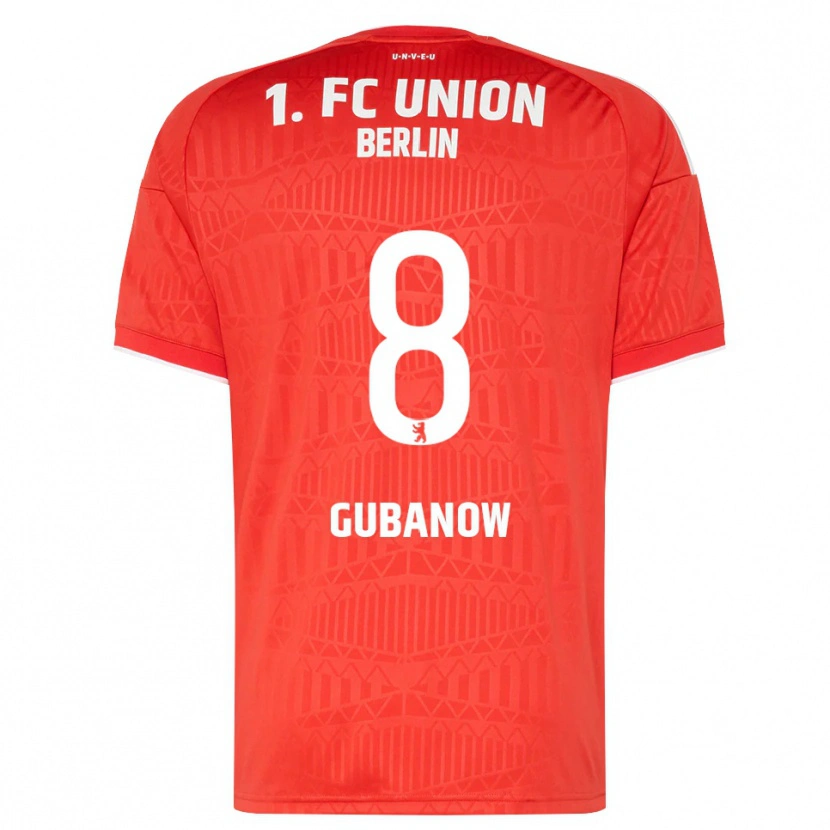 Danxen Herren Oskar Gubanow #8 Rot Weiß Heimtrikot Trikot 2026/27 T-Shirt