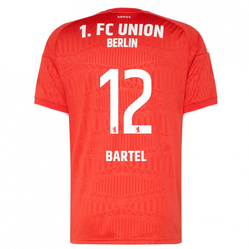 Danxen Herren Bruno Bartel #12 Rot Weiß Heimtrikot Trikot 2026/27 T-Shirt
