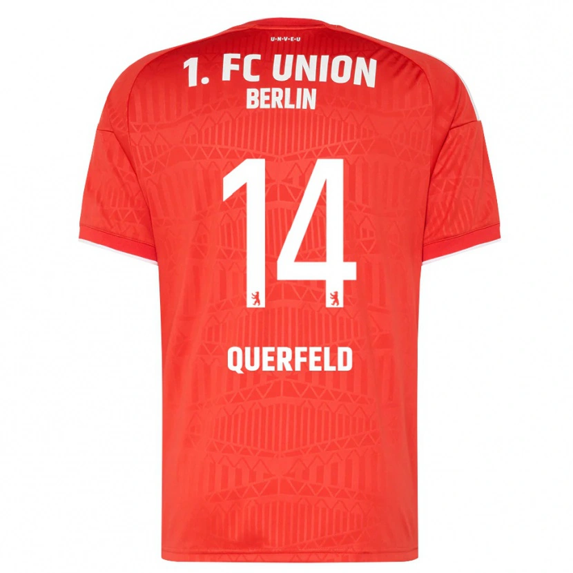 Danxen Herren Leopold Querfeld #14 Rot Weiß Heimtrikot Trikot 2026/27 T-Shirt