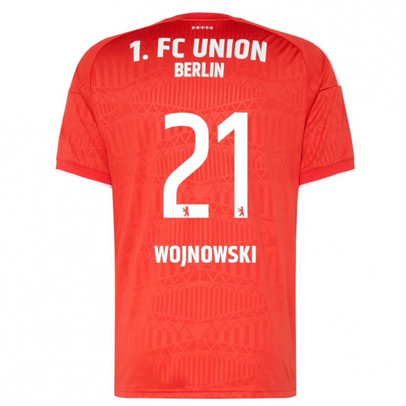 Danxen Herren Wiktorian Wojnowski #21 Rot Weiß Heimtrikot Trikot 2026/27 T-Shirt