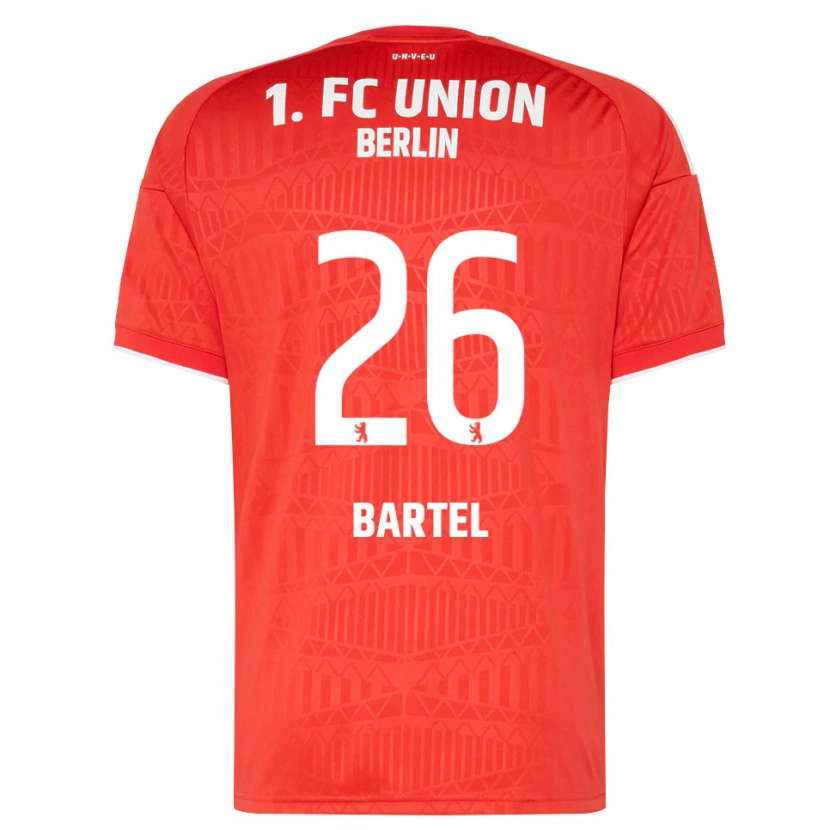 Danxen Herren Oskar Bartel #26 Rot Weiß Heimtrikot Trikot 2026/27 T-Shirt