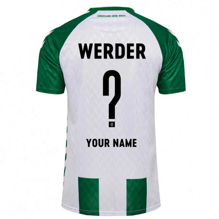 Danxen Herren Ihren Namen #0 Grün Weiß Heimtrikot Trikot 2026/27 T-Shirt