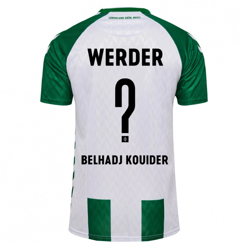 Danxen Herren Mahfoud Belhadj Kouider #0 Grün Weiß Heimtrikot Trikot 2026/27 T-Shirt