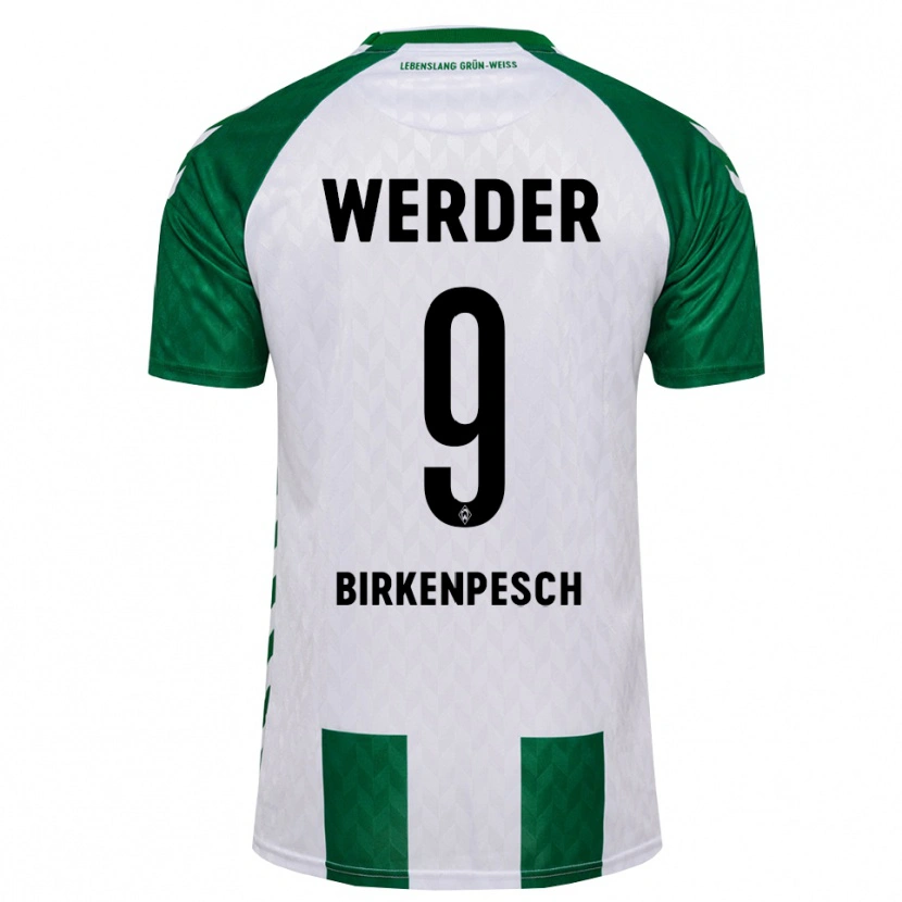 Danxen Herren Noah Birkenpesch #9 Grün Weiß Heimtrikot Trikot 2026/27 T-Shirt