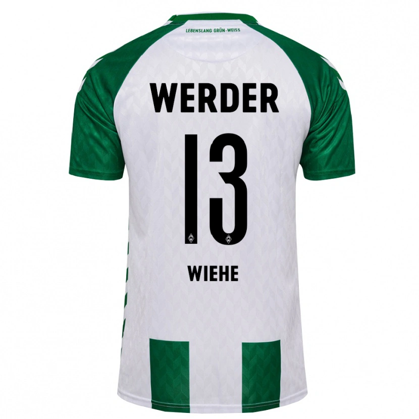 Danxen Herren Jakob Wiehe #13 Grün Weiß Heimtrikot Trikot 2026/27 T-Shirt