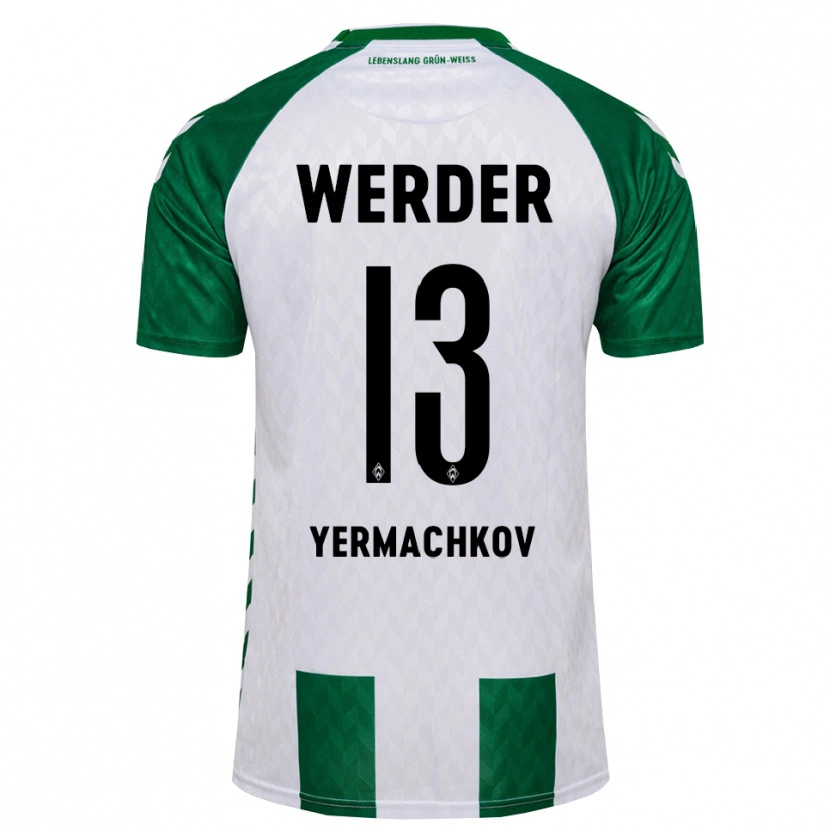 Danxen Herren Ivan Yermachkov #13 Grün Weiß Heimtrikot Trikot 2026/27 T-Shirt