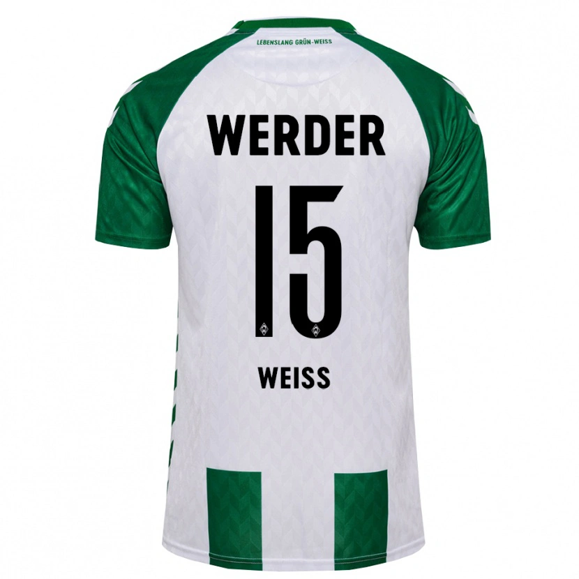 Danxen Herren Michelle Weiß #15 Grün Weiß Heimtrikot Trikot 2026/27 T-Shirt